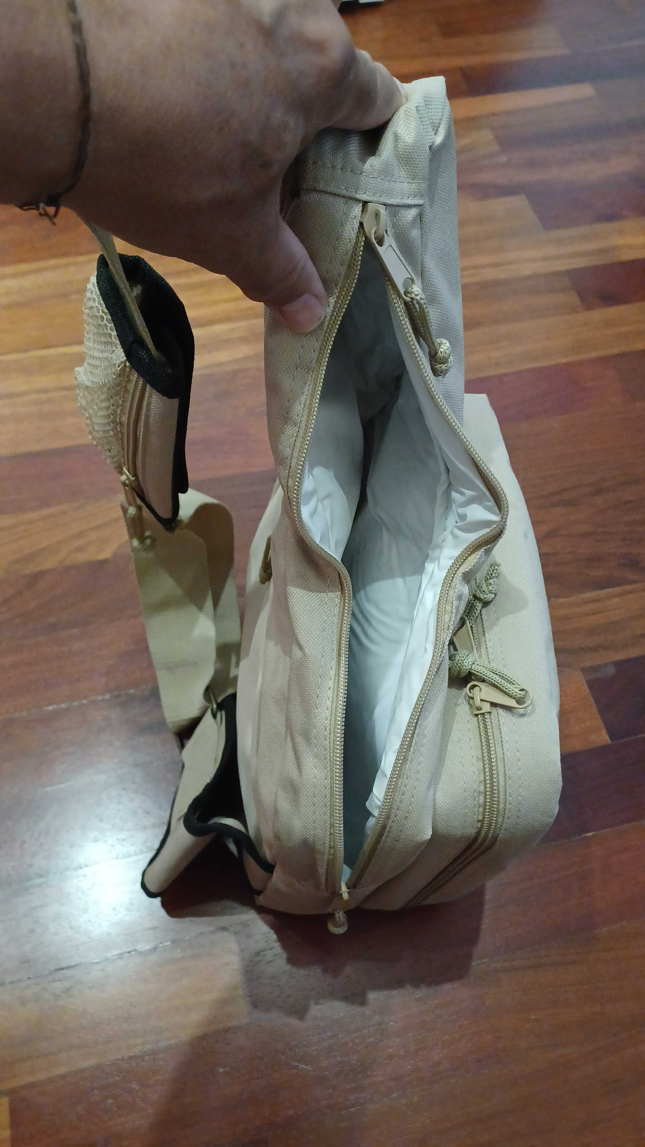 Mochila com estojo de piquenique e geleira, ideal para passeios