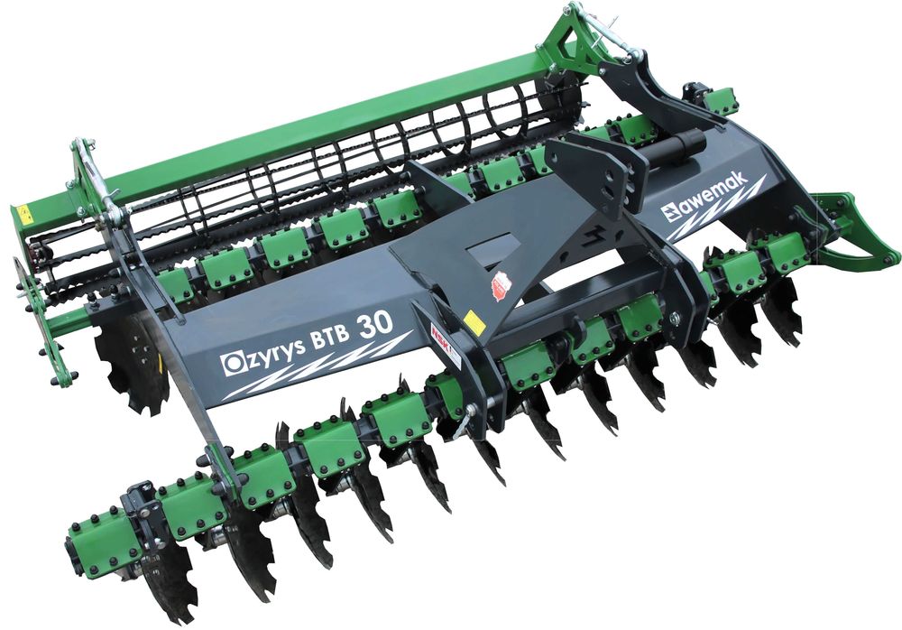 Brona talerzowa 2,7m + Piasta Bezobsługowa, talerz 560