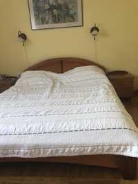 Łóżko w okleinie drewnianej 160 cm