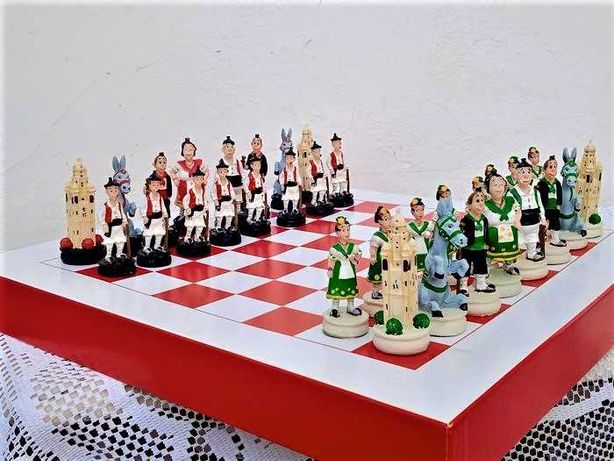Jogo  de Xadrez - Espanha - Manual - Completo