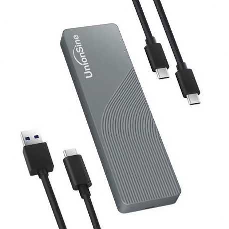 Obudowa UnionSine adapter USB dysku NVME M.2 M2 dual protocoll 10Gb/s