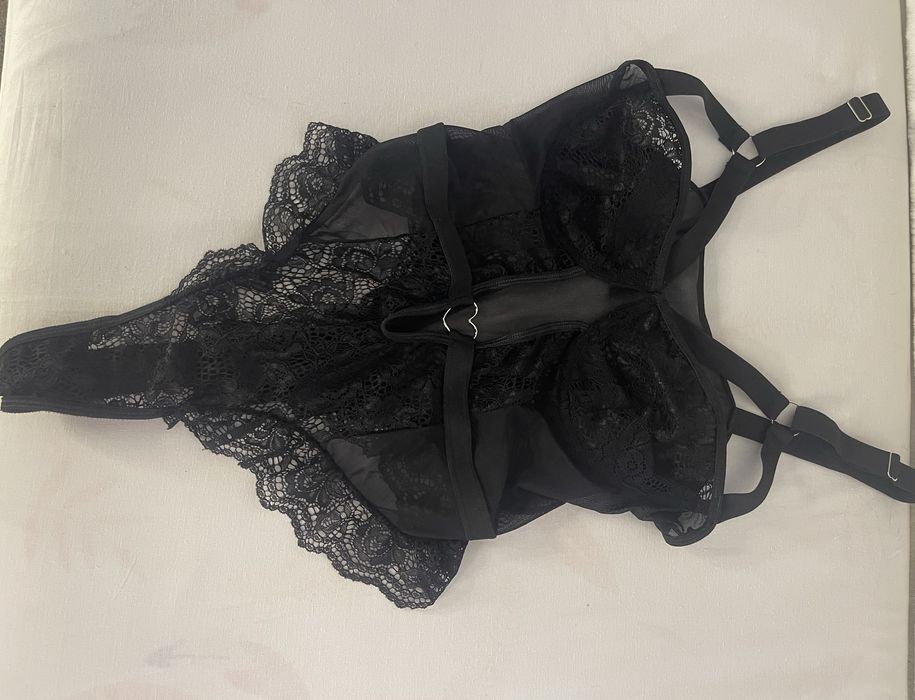 Боді з мереживом xl-xxl