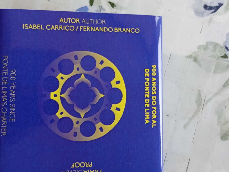 Moeda de 7,5€ em Prata Proof 900 Anos Foral de Ponte de Lima 2025