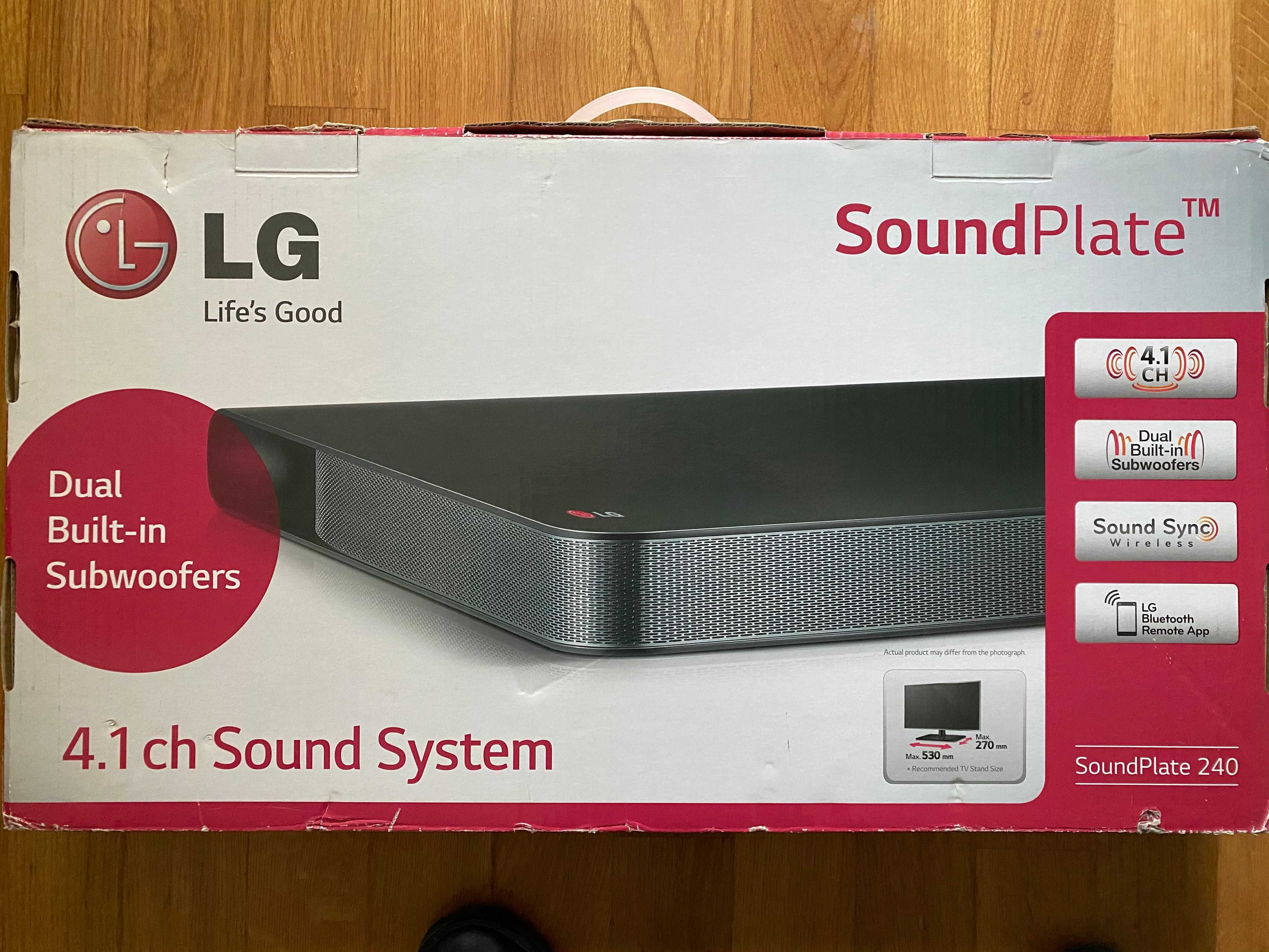 Coluna LG SoundPlate 240