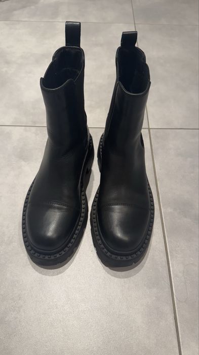 Жіночі чорні шкіряні челсі Negroni PRPY, 37 розмір