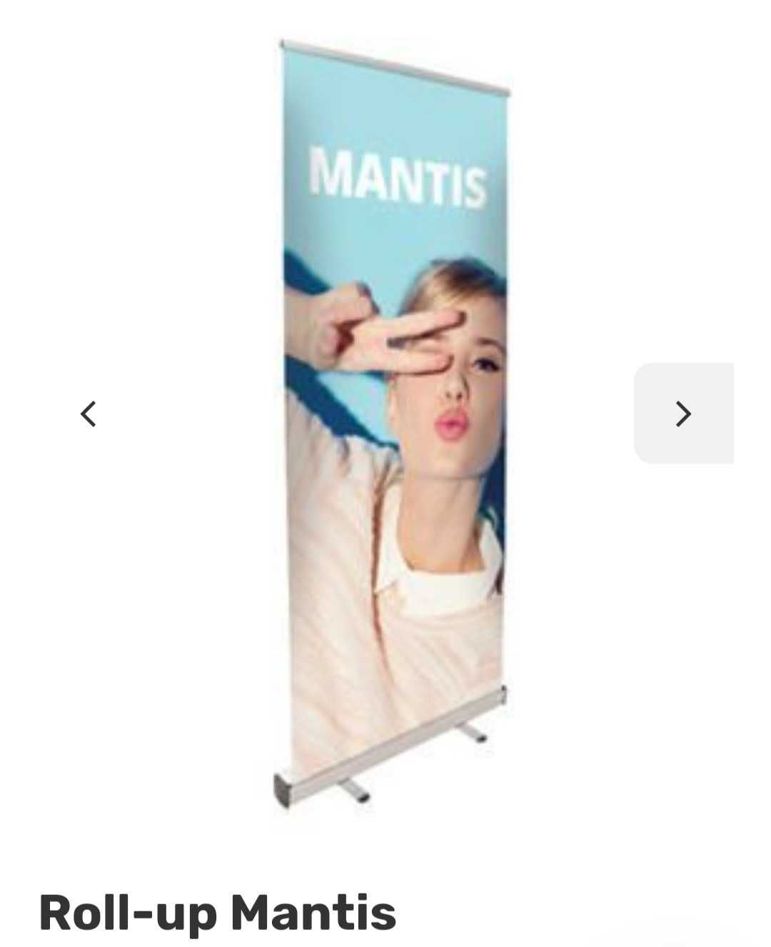 Stelaż na baner reklamowy Roller baner mantis roll up 80x200