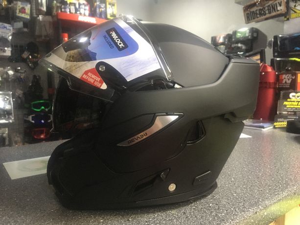 Kask na motor,wywijana szczęka Airoh Rev 19 z blendą, Pinlock Grójec