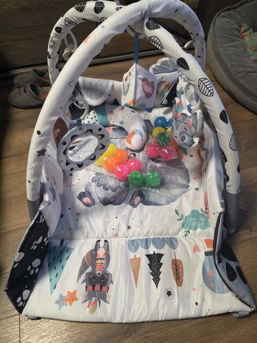 Розвиваючи коврик зайчик двухсторонній