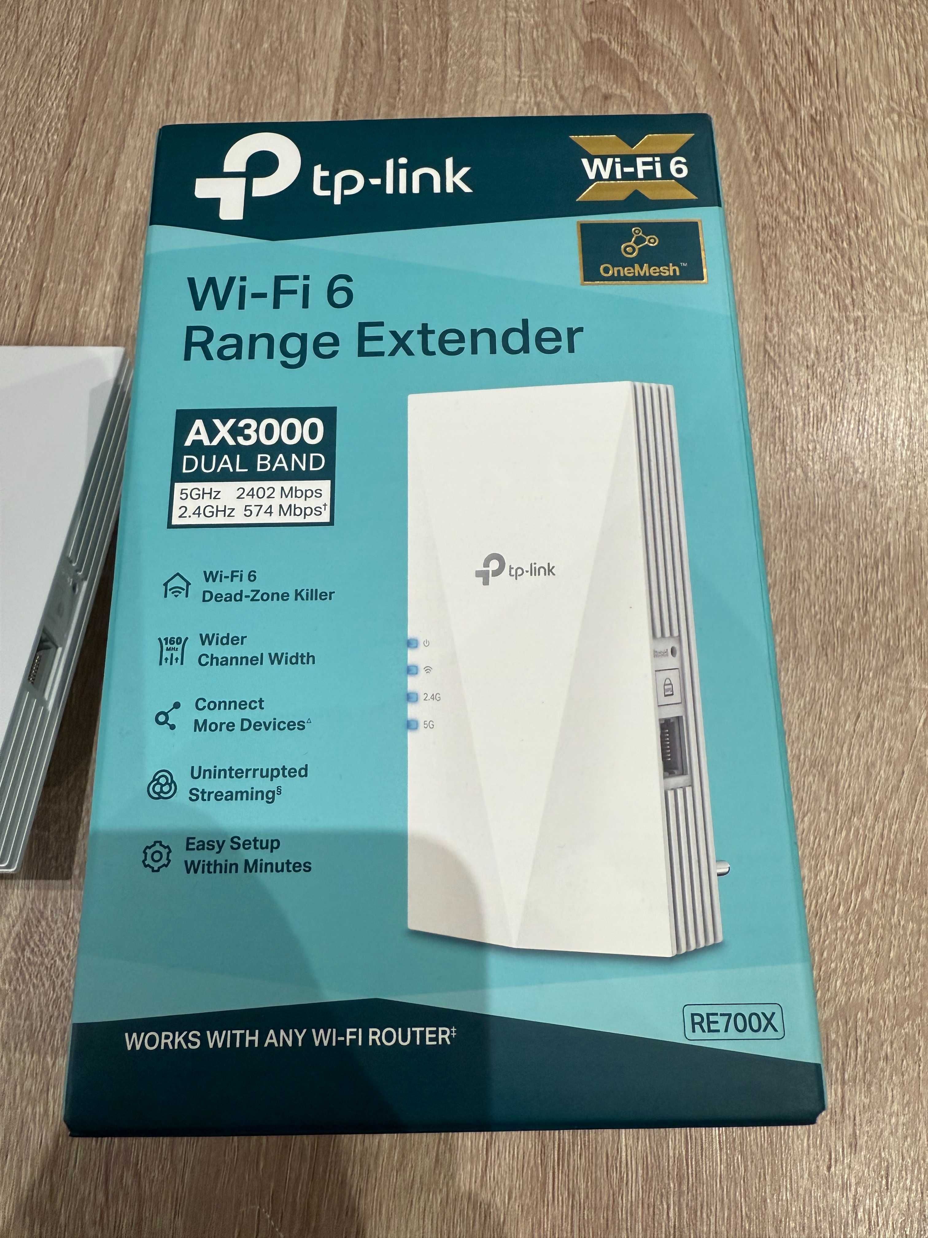 TP-Link Wi-Fi 6 AX3000 Repetidor / Extensor de Sinal - Como Novo