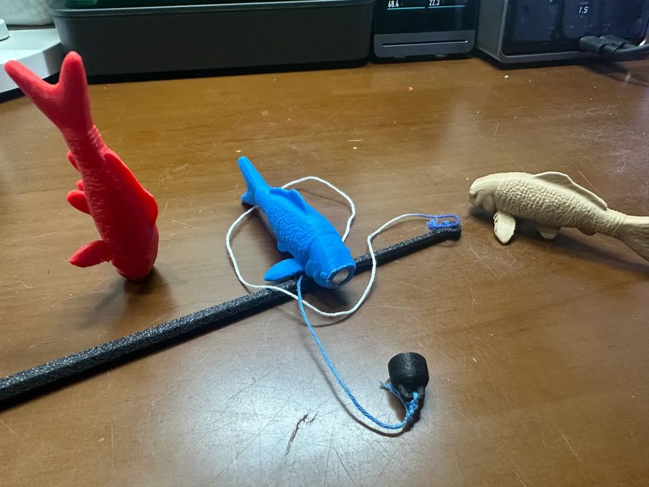 Conjunto Varinha Pesca Magnética para Crianças