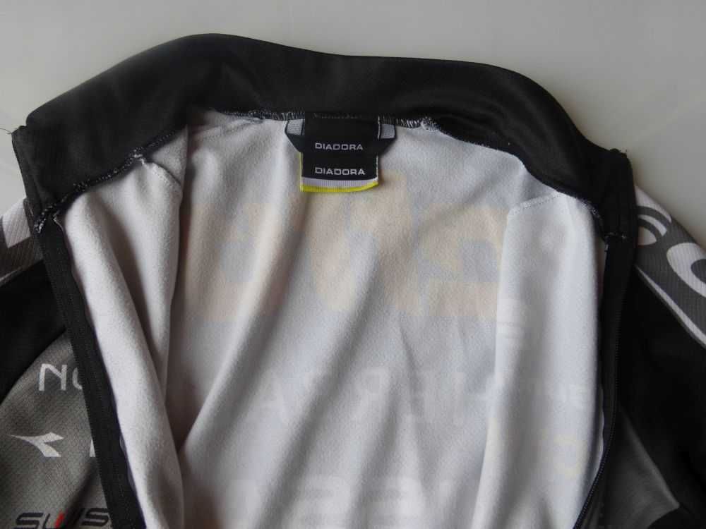 Koszulka bluza rowerowa kolarska S Diadora rozpinana długi rękaw