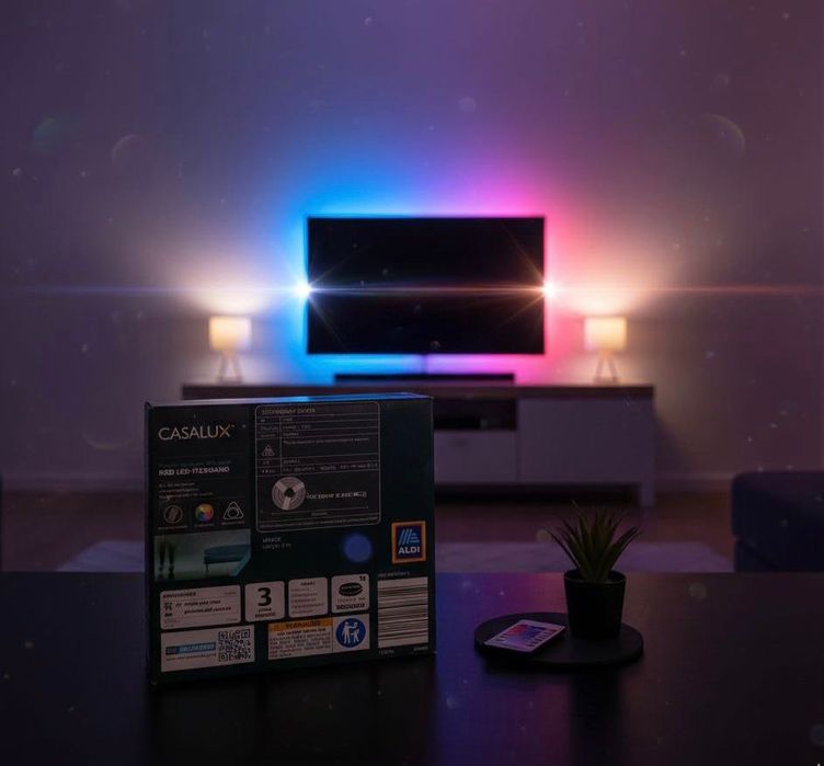 Розумна Wi-Fi led стрічка RGB 5 метрів додаток CASALUX якісна