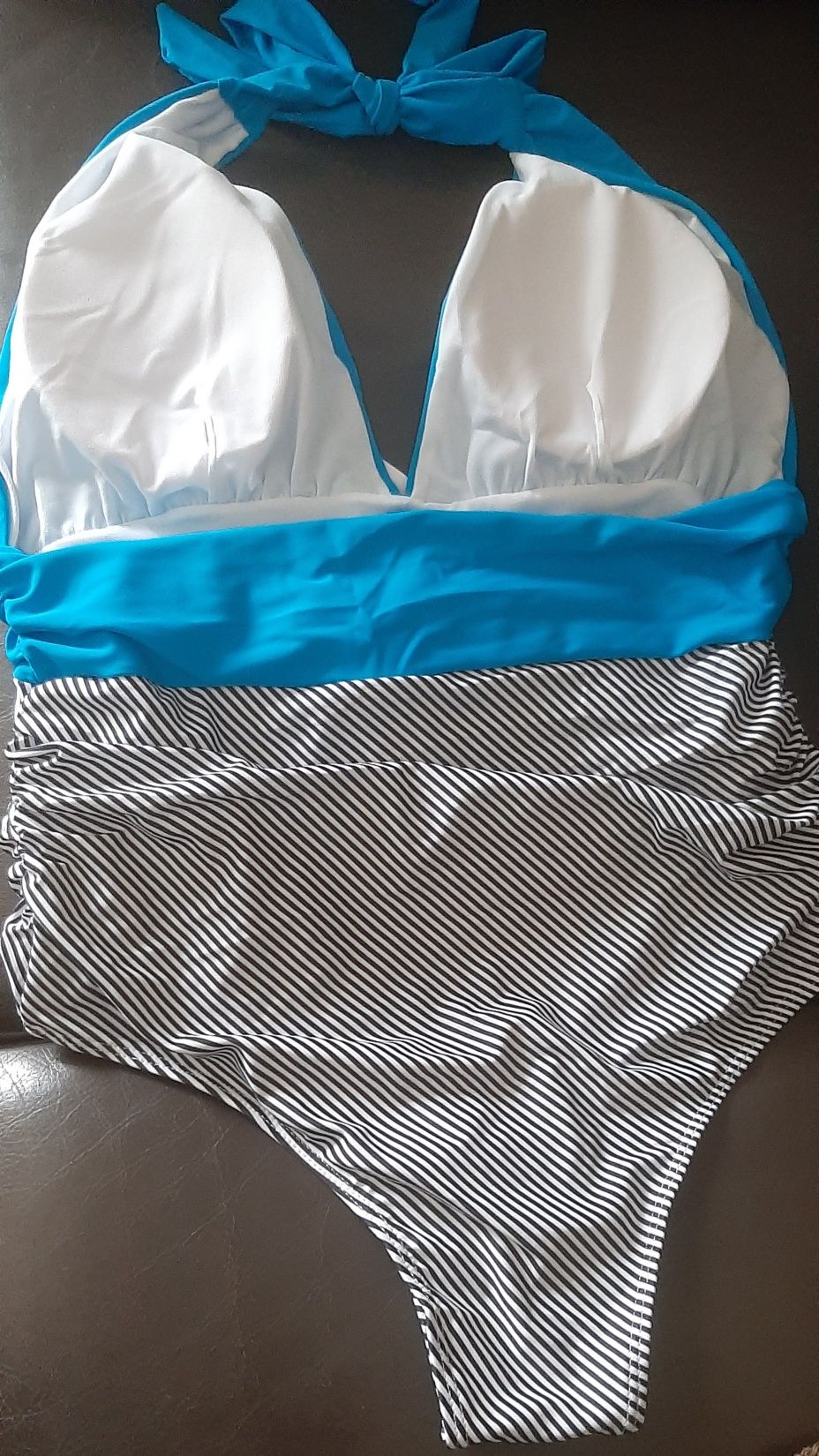 Fato de banho, efeito disfarçador barriga, novo