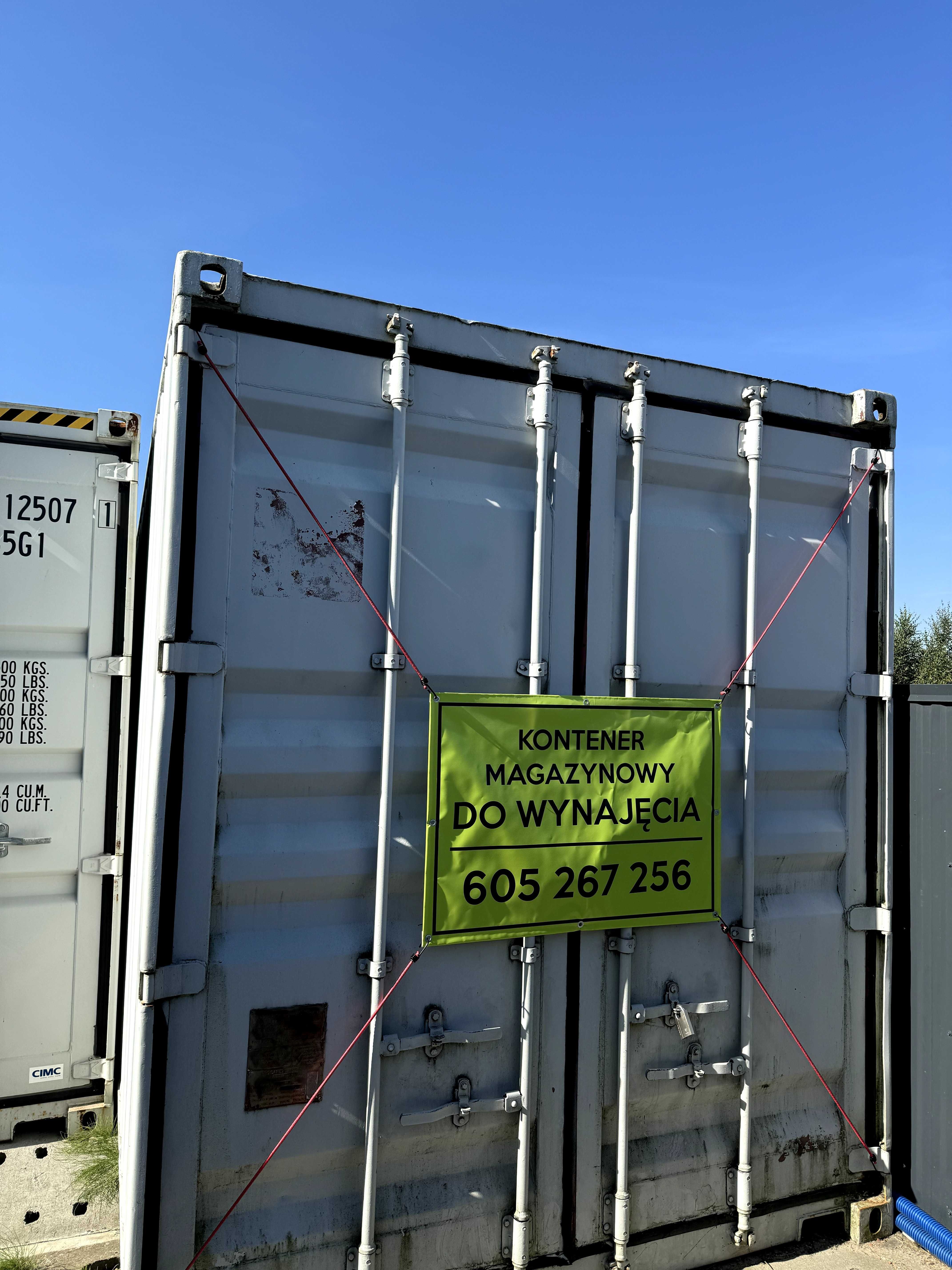 Wynajmę Kontener Morski 20' oraz 40'