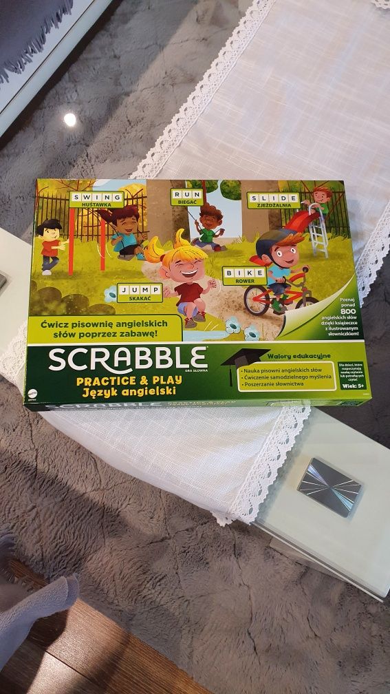 GRA SCRABBLE PRACTICE and PLAY nauka angielskiego NOWA