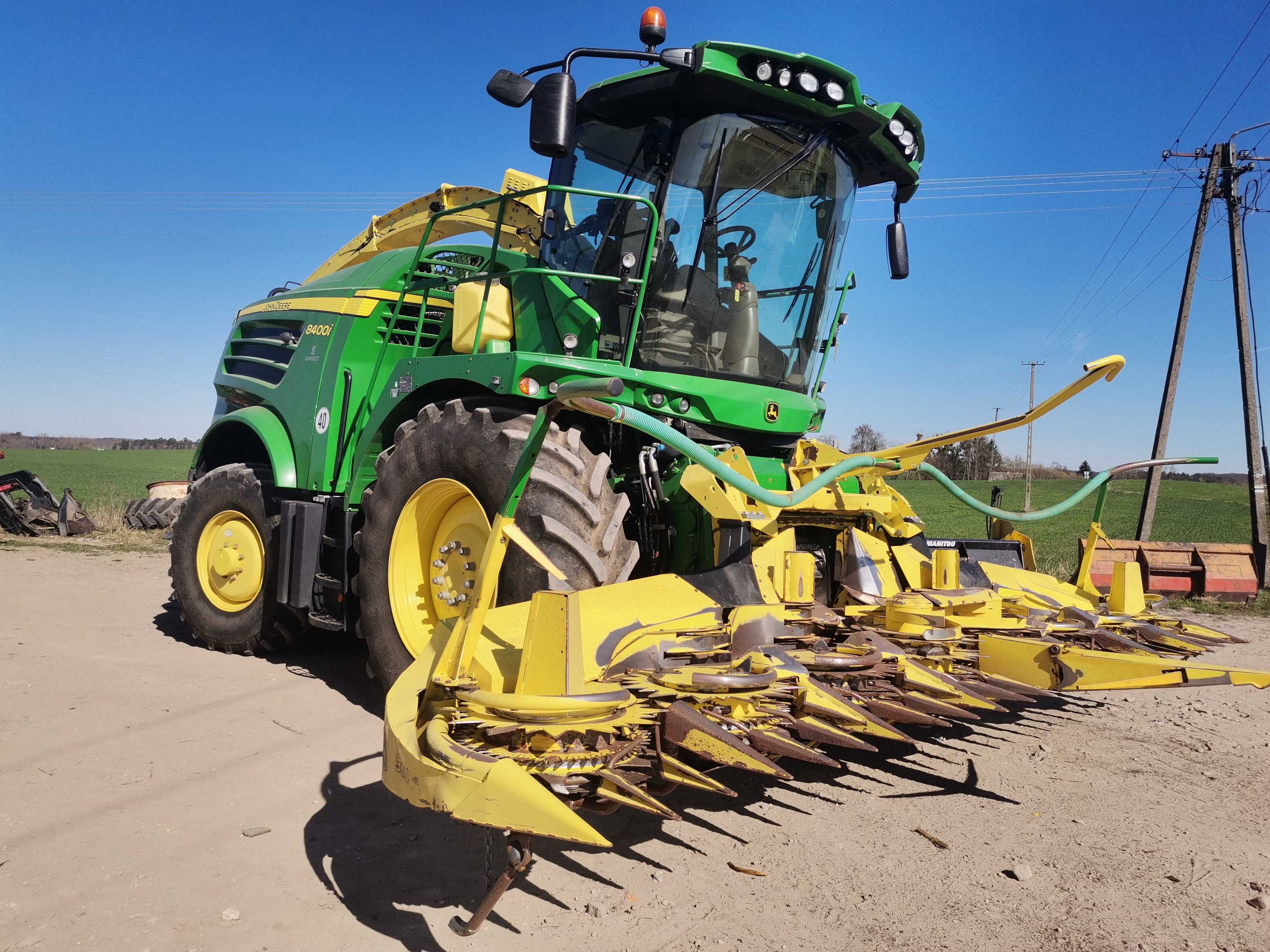 John Deere 8400i, Claas 830, 870