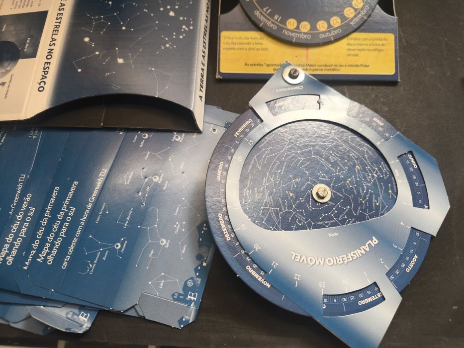 Telescópio com 3 oculares