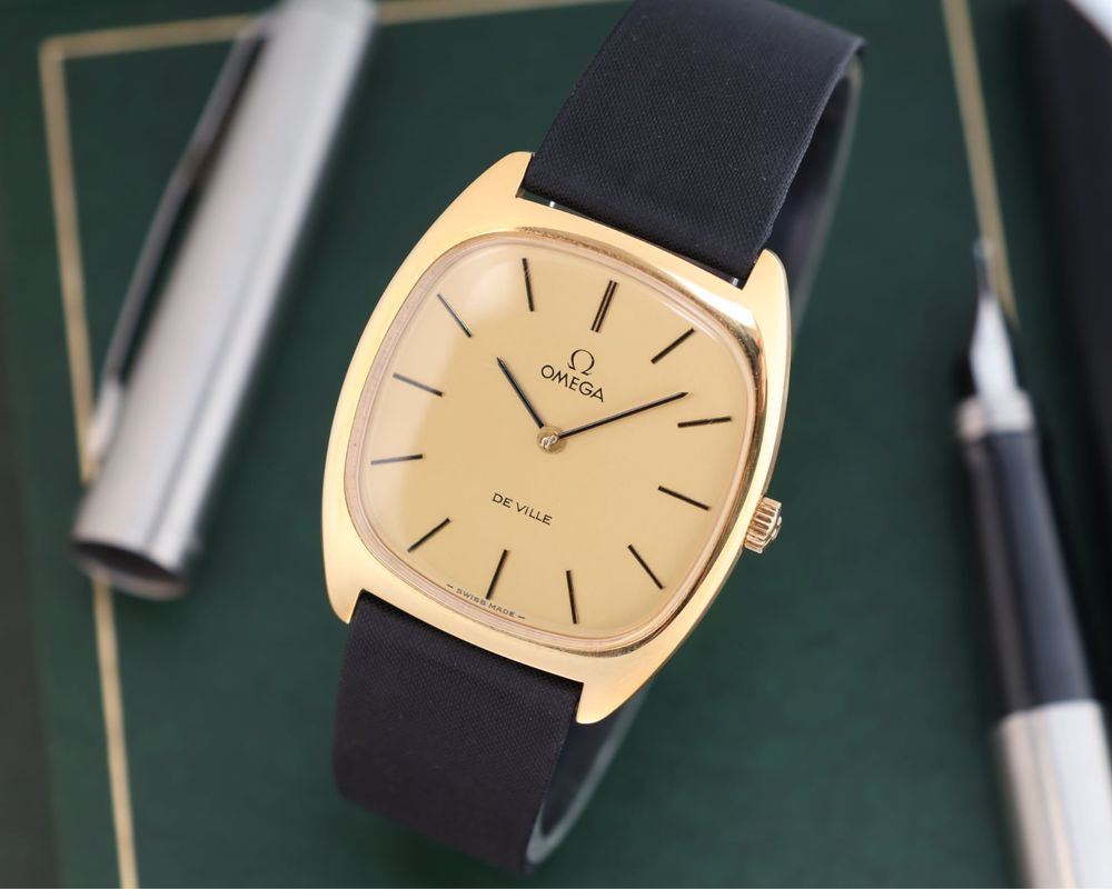 Piekny zegarek meski Omega deville manual