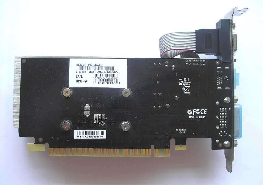 Видеокарта NVidia GeForce GT 620 (1 ГБ DDR3)