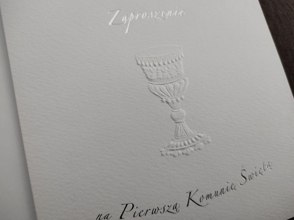 Zaproszenia na I komunię świętą, 10 szt, cena za całość
