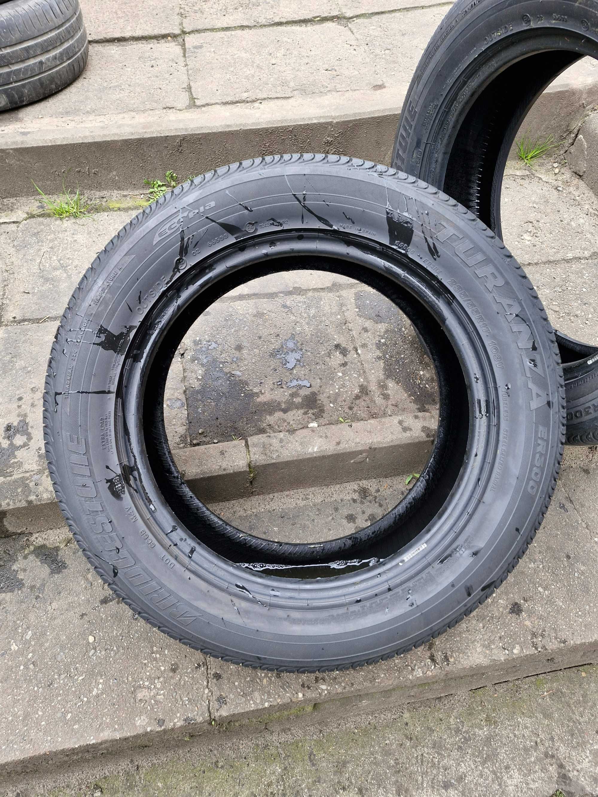 Opony Letnie 235/55R17 Bridgestone Turanza ER300 2sztuki Montaż
