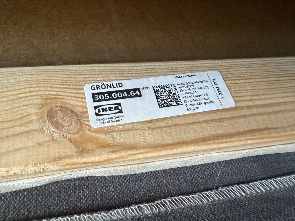 Sofa dwuosobowa Ikea Gronlid