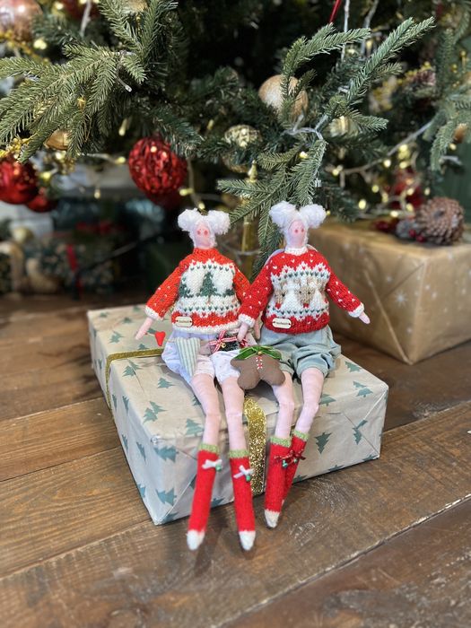 Лялька Тільда/ tilda святковий сканді декор дитячої Zara home, Maileg