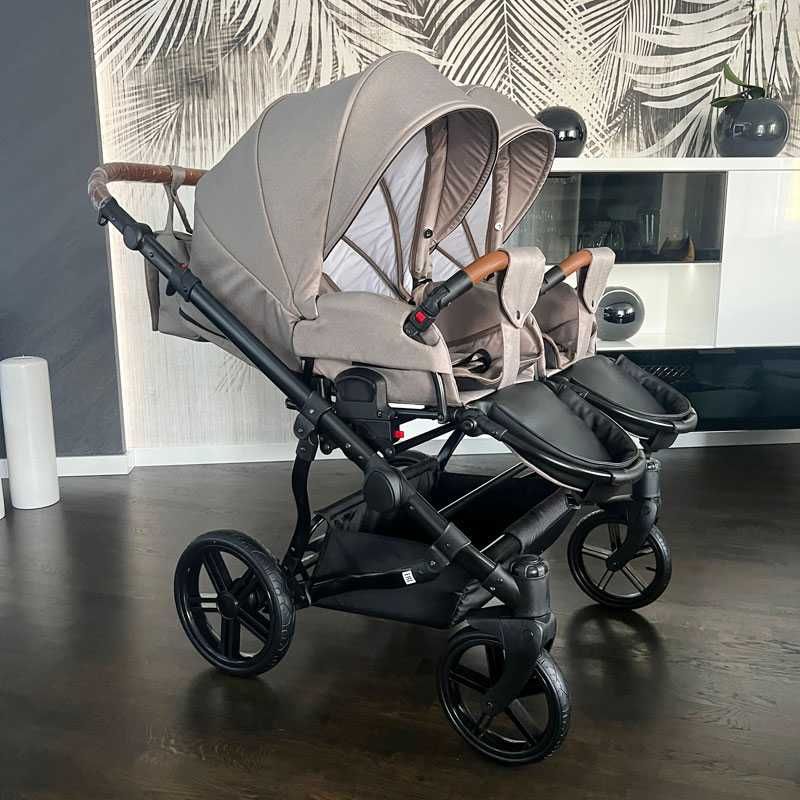 Wózek dla bliźniaków 2w1 nowy | Adbor Duo Lux