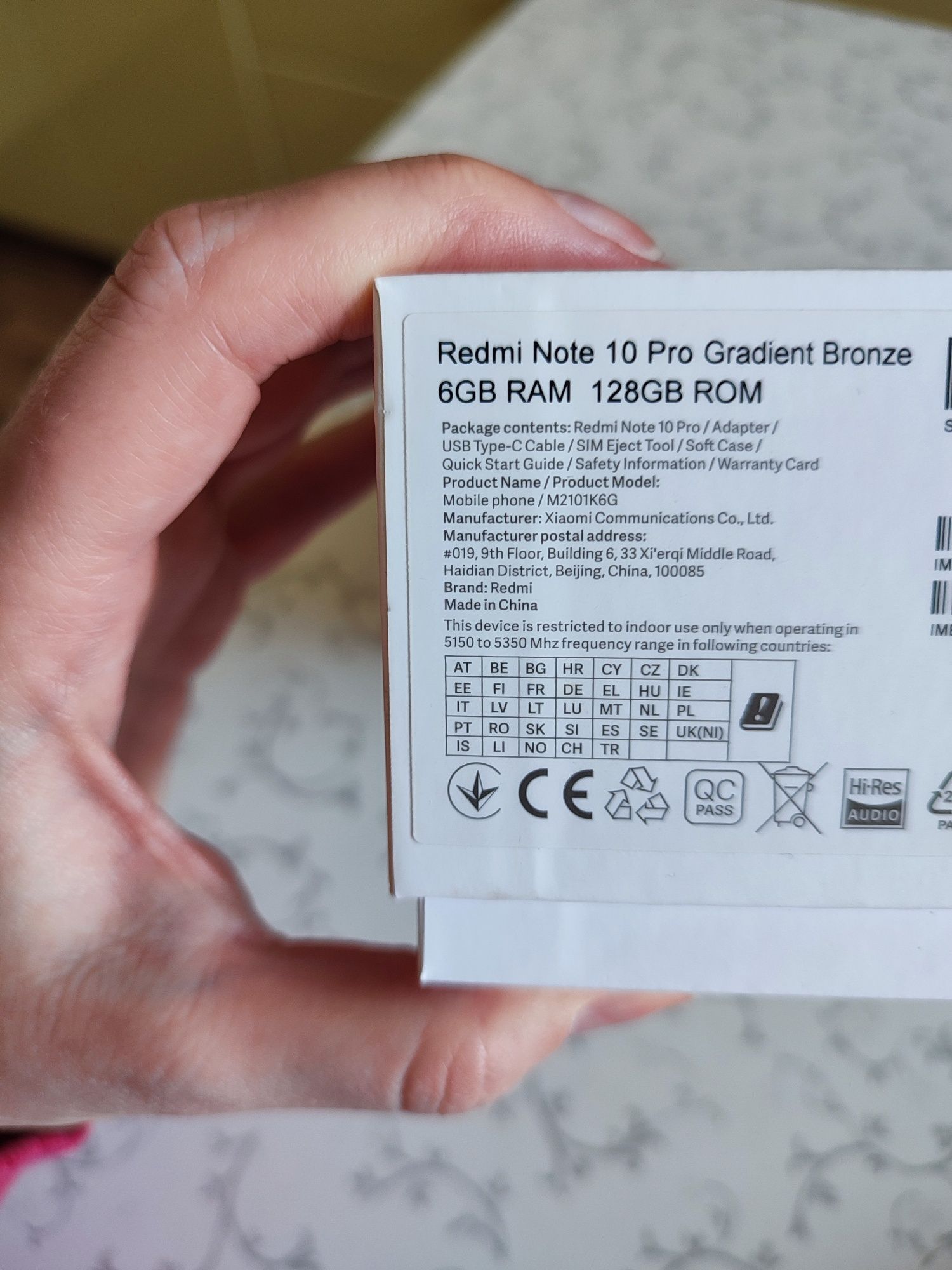 Xiaomi Redmi Note 10 Pro 6/128 б/к б/у
Xiaomi Redmi Note 10 Pro 6/128