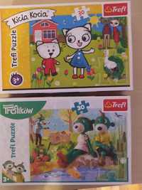 Puzzle Kicia Kocia i Trefliki