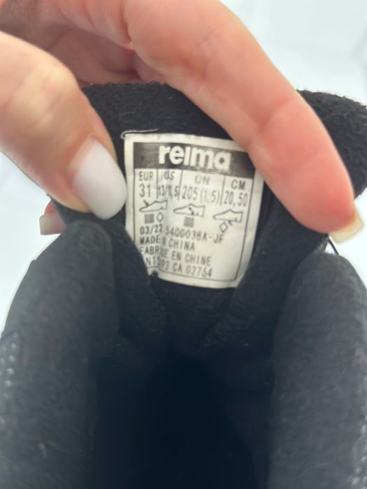 взуття reima reimatec дитяче зимове чорне