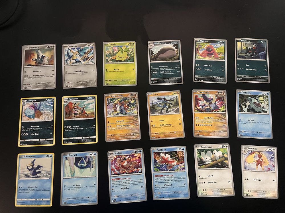 Cartas Pokémon Inglesas Novas