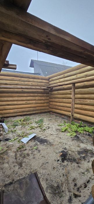 Конструкція для бані,  літній будиночок, зруб