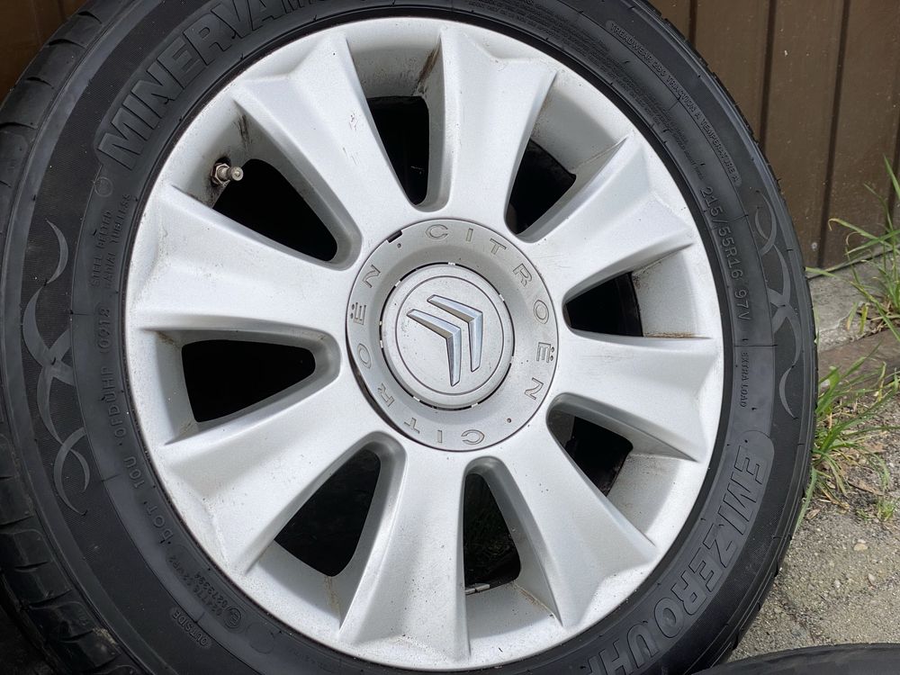 Citroen C4 Grand Picasso Berlingo 4x108 opony 215/55 R16 alufelgi koła
