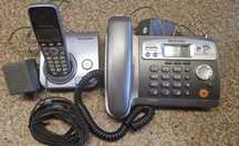 Telefon Panasonic KX-TCD545GM + słuchawka KX-TG7200G z zasilaczami
