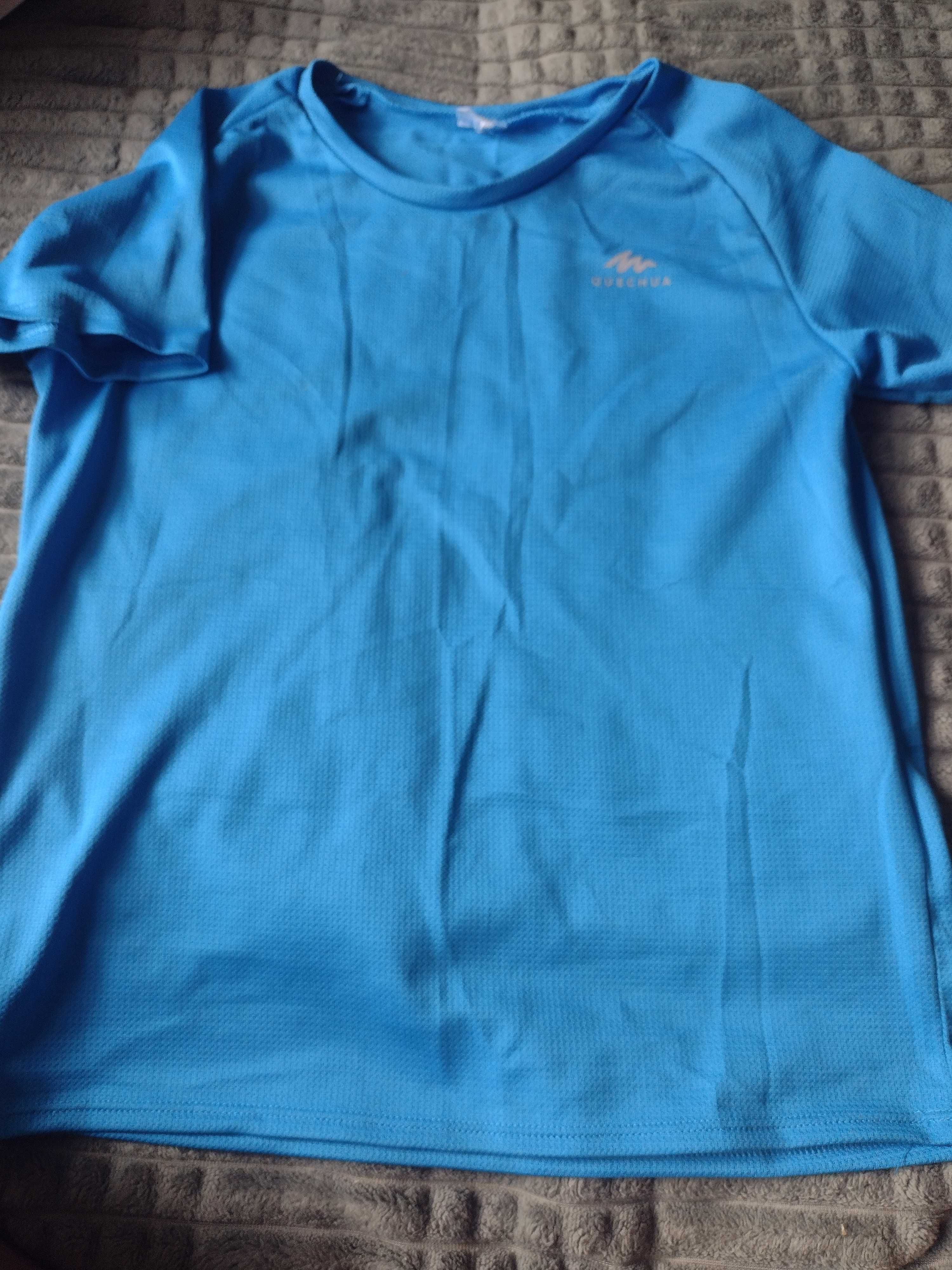 Koszulka funkcyjna r. 122-130 Decathlon dla chłopca niebieska