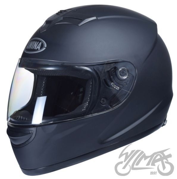 Kask AWINA integralny r. XS - XXL, biały/czarny, CE, sklep jaskomotors