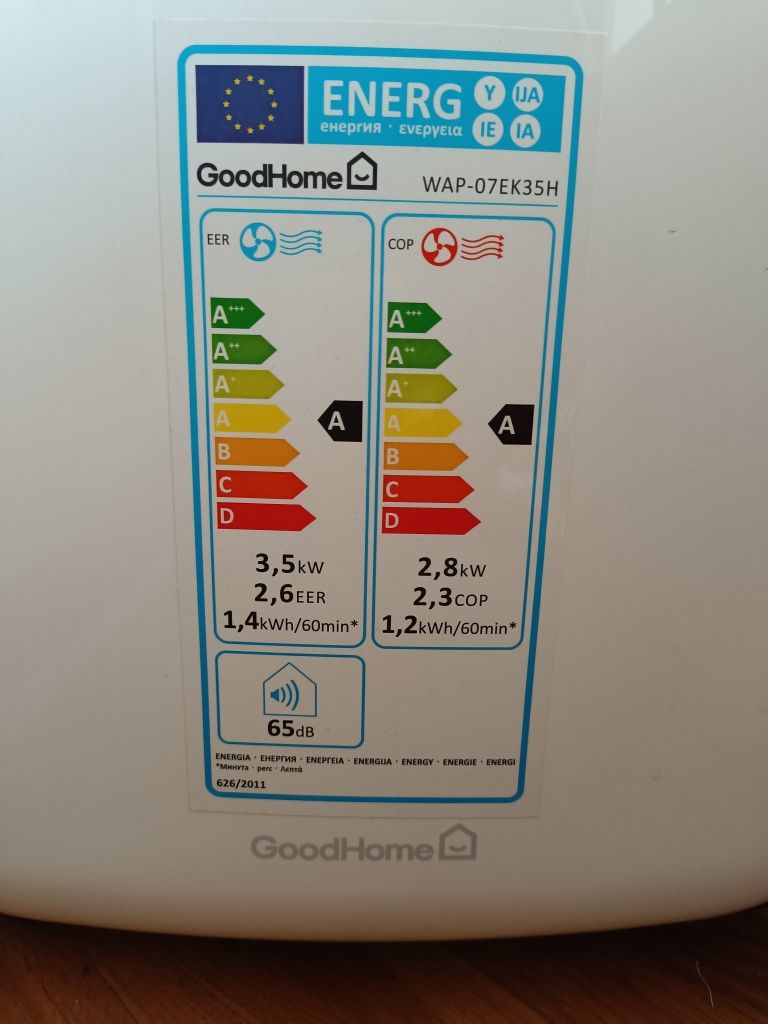 Klimatyzator przenośny GoodHome 12 kBTU z grzaniem