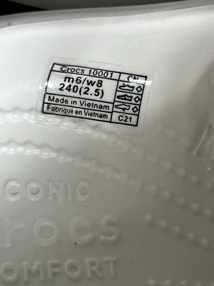 Крокси кроксы crocs розмір 38 24 см нові