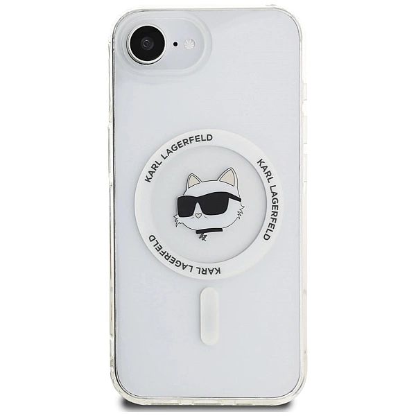 Etui Karl Lagerfeld IML Metal Choupette Head MagSafe na iPhone 16e - b