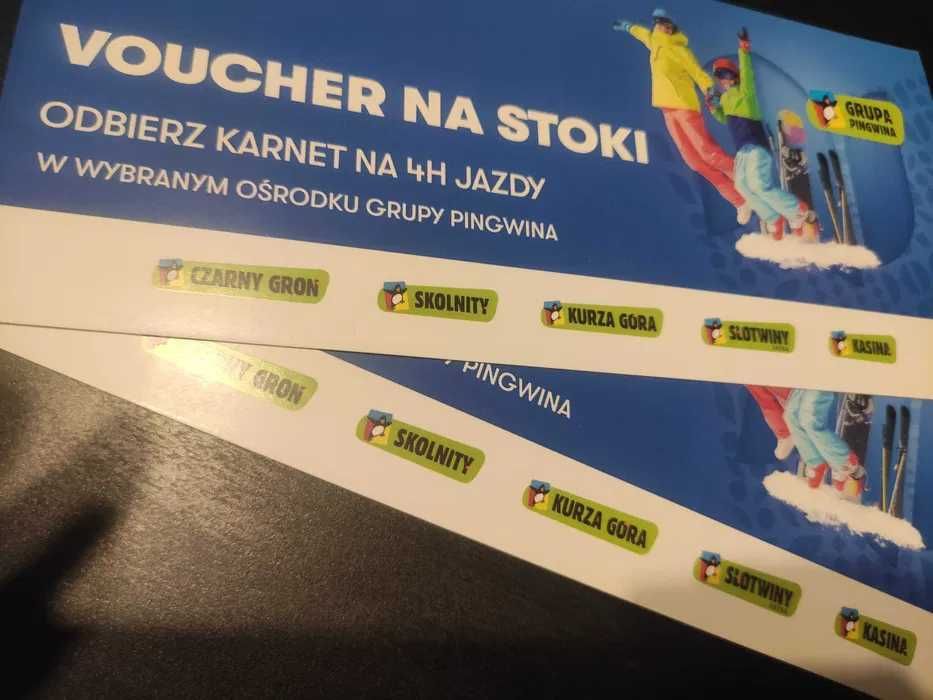 NAJTANIEJ Karnety voucher grupa pingwina narty