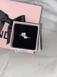 Anel Double Hearth Sparkling Pandora