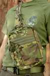 Сумка тактична через плече з кобурою мультикам cordura 1000d