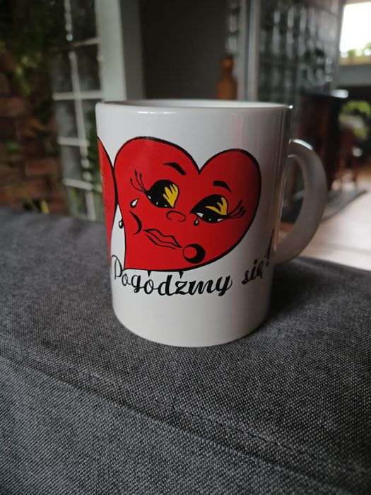 Kubek okazjonalny z napisem