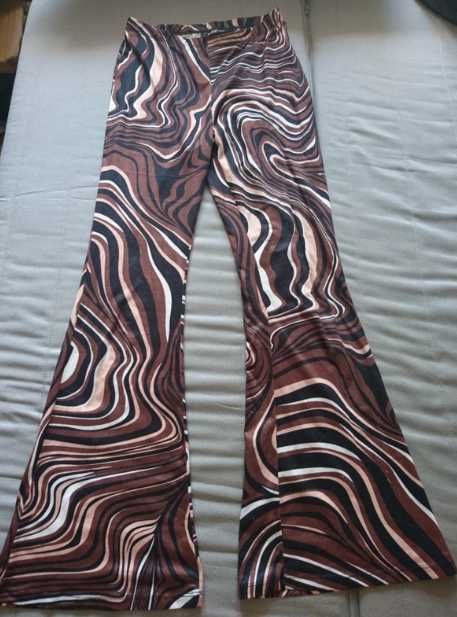 Spodnie, legginsy dzwony, r 36 Shein