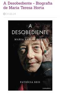 A desobediente - Biografia de Maria Teresa Horta