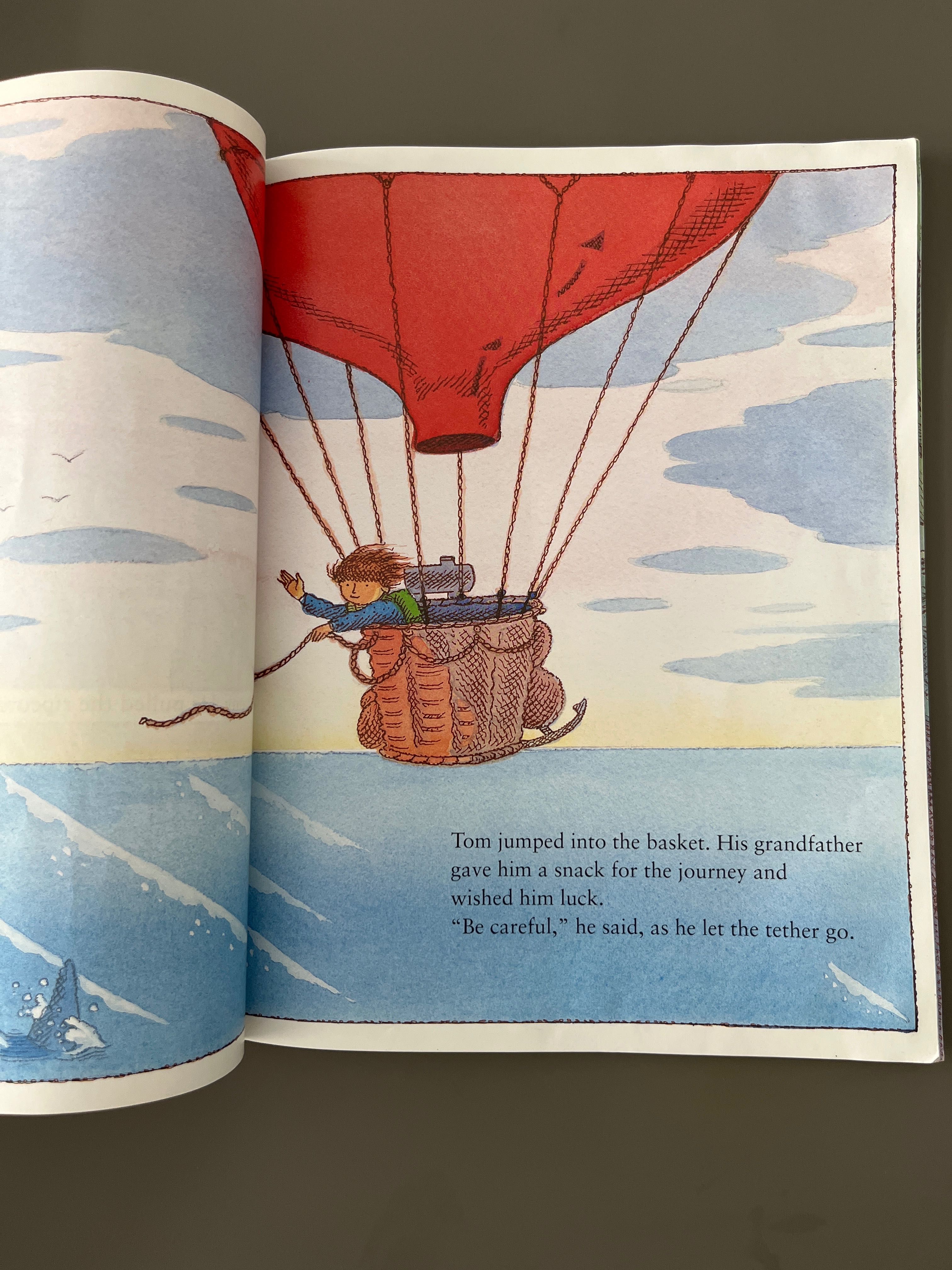 Tom and the Island of Dinosaurs by Ian Beck, book for kids in English
