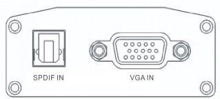 Konwerter VGA+Audio RL Lub SPDIF do HDMI FHD 1080p