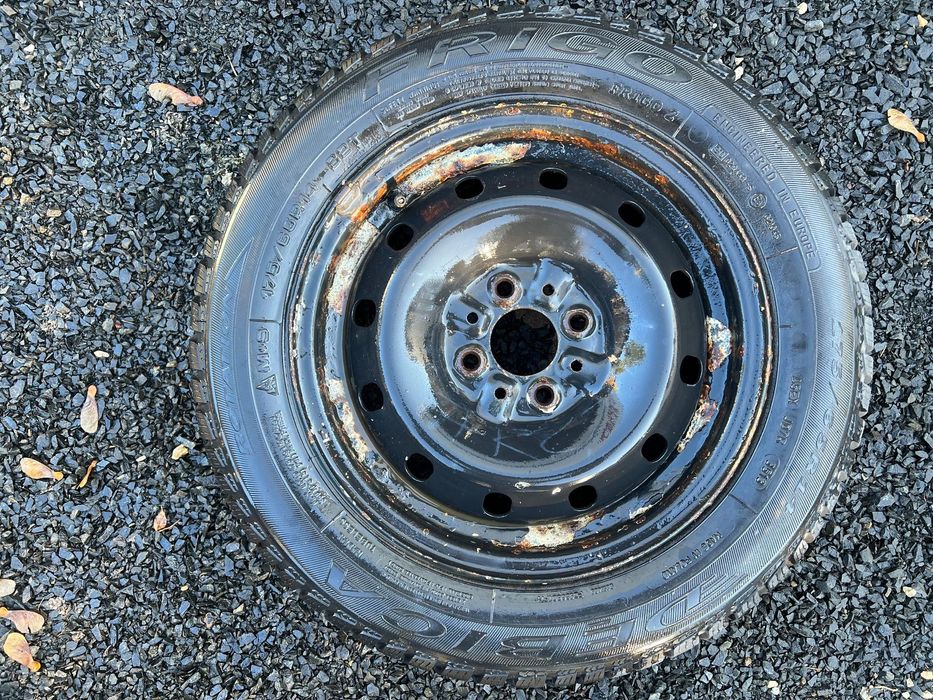 KOŁO R14 4X100 FIAT PUNTO II 175/65R14 ZIMOWE OPONA ZIMOWA DĘBICA FRIGO 2