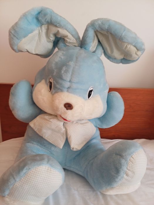 Coelho peluche 60x40 COMO NOVO